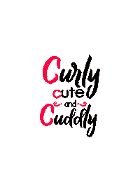 Curly Hair Love Your Curls Sticker by My Curly Way