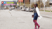 scimaven science tech walking black women GIF