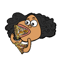 pizza eat Sticker