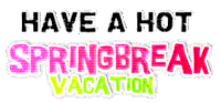 spring break Sticker