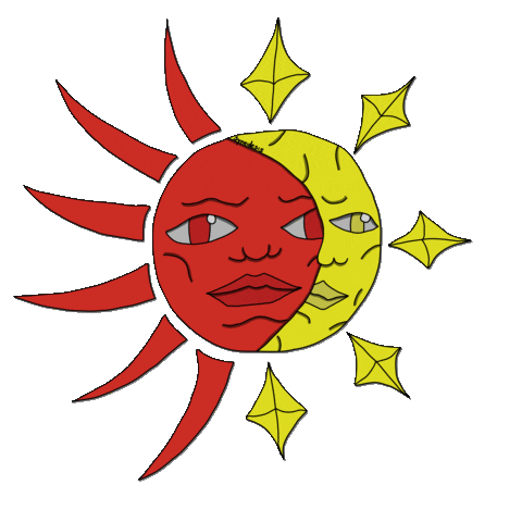 Sol Luna Sticker
