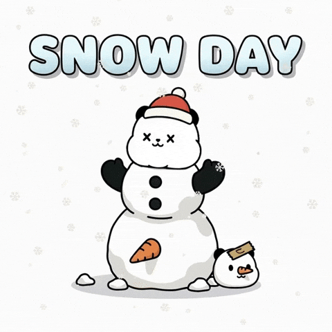 Snow Day Holiday Season GIF by Kanpai Pandas