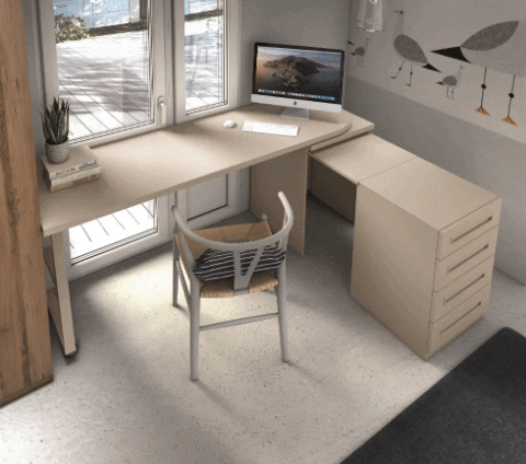 santiagogallegomartinez giphygifmaker mesa giratoria mesa teletrabajo comprar mesa dormitorio GIF