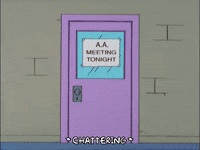 homer simpson meeting GIF