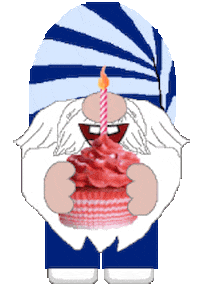 Happy Birthday Gnome Sticker