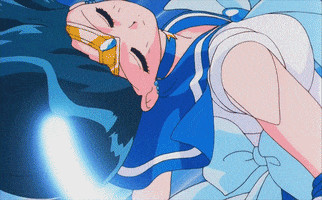 sailor moon writing GIF