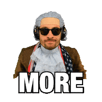 Give Me More Not Enough Sticker