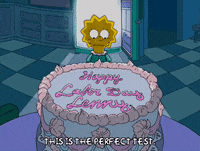 happy lisa simpson GIF