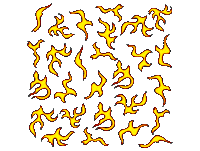 Golf Wang Fire Sticker