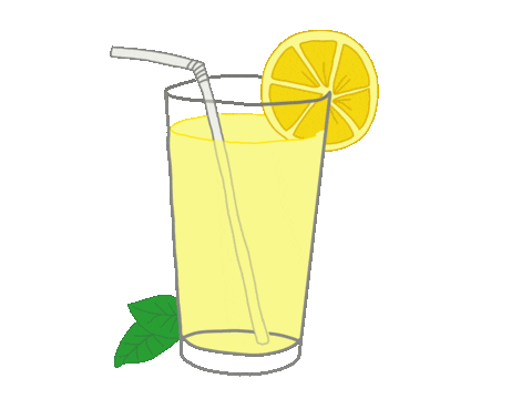 Drink Lemon Sticker