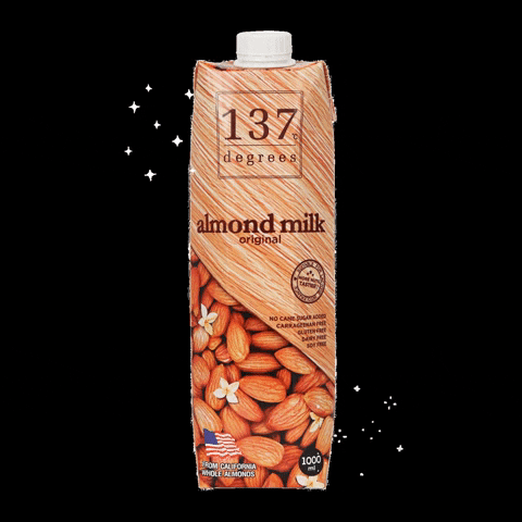Sanglafoods almond milk 137 degrees GIF