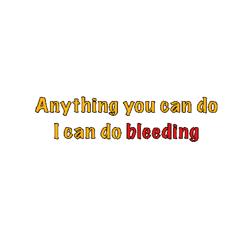 Blood Bleeding Sticker