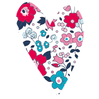 Heart Love Sticker by Les Jolis Cahiers