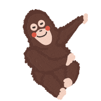 Orangutan Sticker by Avoskin Beauty