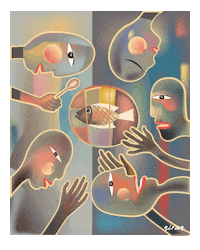 niranchanhomart art artist fish painting GIF
