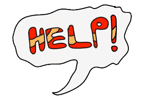 Assist Help Me Sticker by GT8Studios