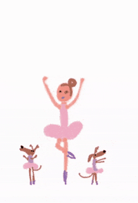 gottalotta dance animation dog spin GIF