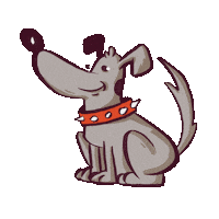 batukindil dog doggy woof bark Sticker