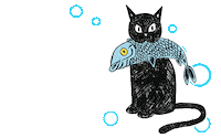 Cat Sticker by Simon Kids