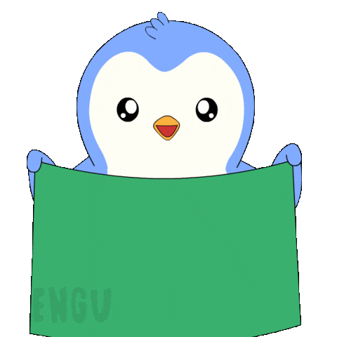 Space Holding Sticker by Pudgy Penguins