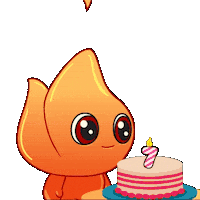 Fire 7Th Birthday Sticker by Playember