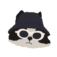 Dog Panda Sticker