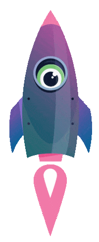jennybits space fail alien rocket Sticker