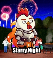 Starry Night Summer GIF by Zorooster