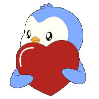I Love You Heart Sticker by Pudgy Penguins