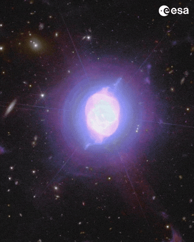 Mesmerizing Cats Eye Nebula GIF by European Space Agency - ESA