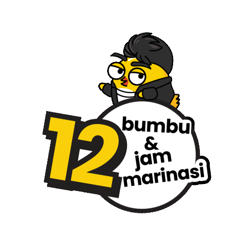 chigoxflip giphyupload fried chicken ayam ayam goreng Sticker