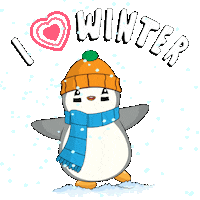 Winter Wonderland Sticker by Pudgy Penguins