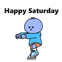 Saturday Morning Weekend Sticker by Kudaberi