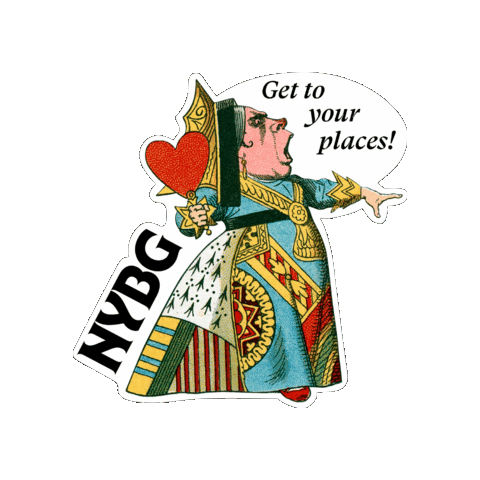 nybg wonderland nybg Sticker