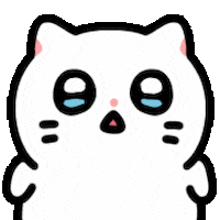 Cat Wow Sticker by Olso