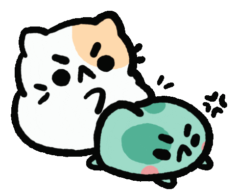 Cat Booty Sticker by angy frog