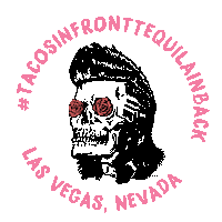 bednightstoriesconsulting tacos tequila vegas las vegas Sticker