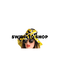 retmod girl vintage swipe shop Sticker