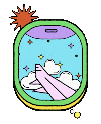 Animation Viajar Sticker by Analice Campos