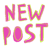 Pink Post Sticker by Doodleganger