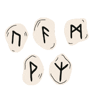 Vikings Sticker by Rhianna Moon