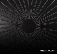 Glow Black Star GIF