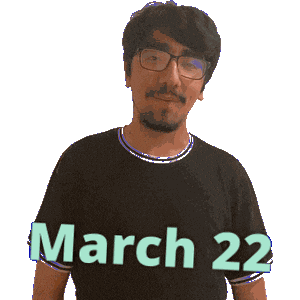 March 22 Sticker