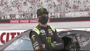 Kurt Busch Wave GIF by NASCAR