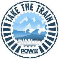 Winter Train Sticker by Protect Our Winters Switzerland