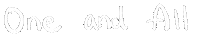 One And All Sticker