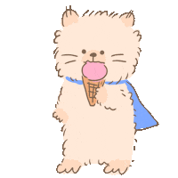 Ice Cream Ok Sticker by koimoffee