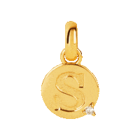 Gold Letter Sticker by Aleyole Jewelry