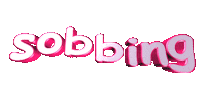 sad text Sticker