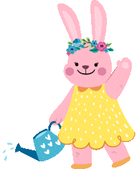 Happy Easter Bunny Sticker